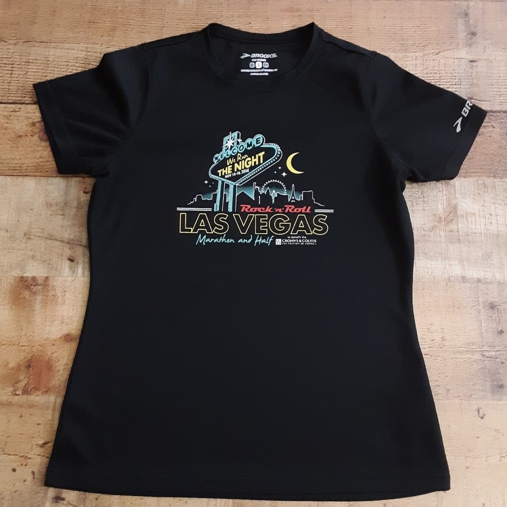Brooks "2014" Las Vegas Marathon Running Shirt Sm